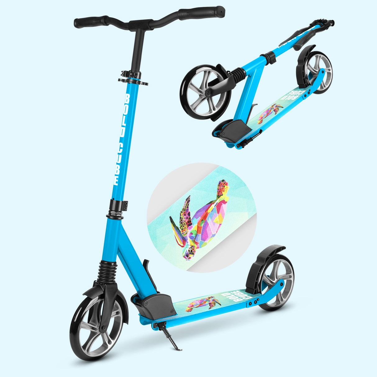 Big 2 Wheel Scooter - Cyan