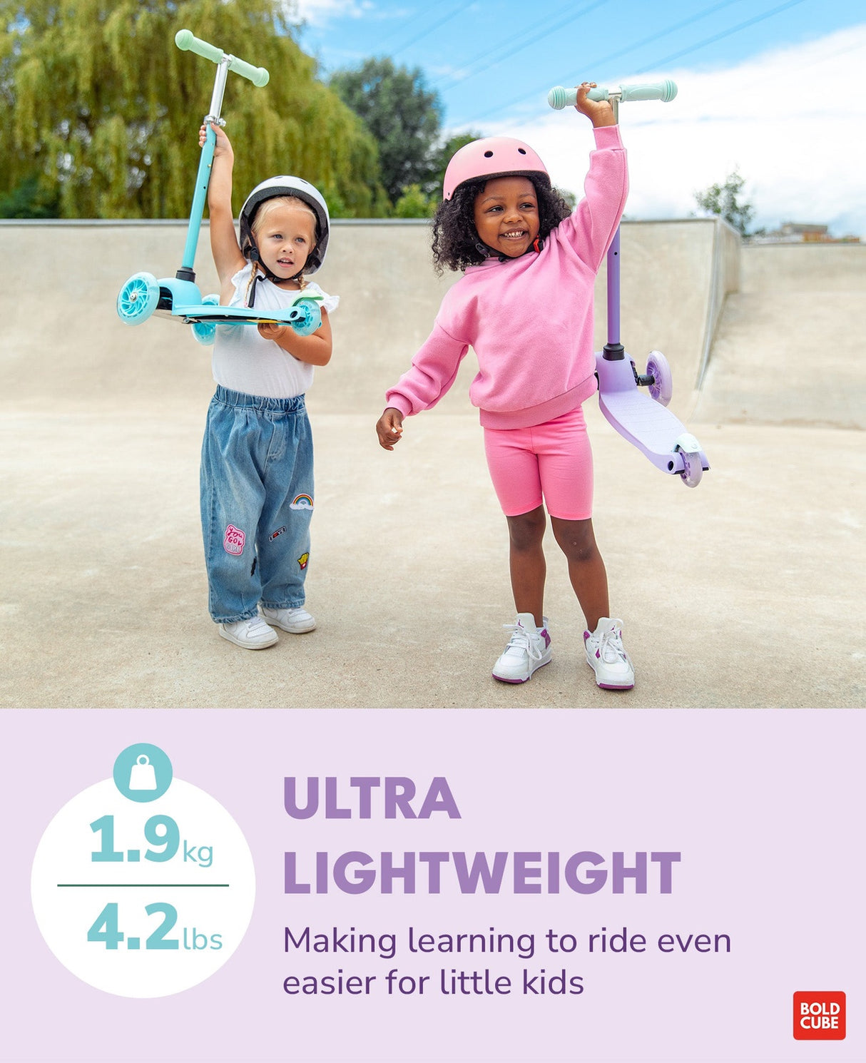 Teeny 3 Wheel Scooter - Lilac