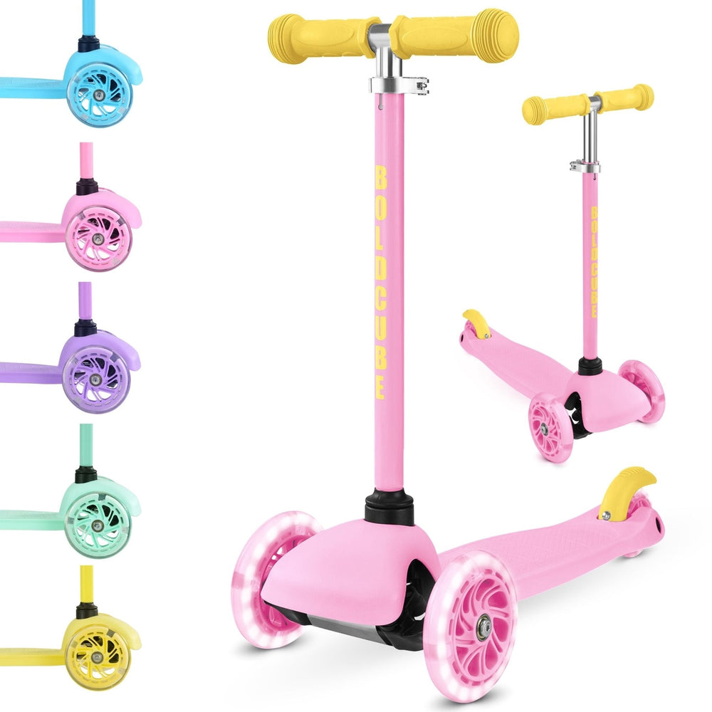 Teeny 3 Wheel Scooter - Pink & Yellow