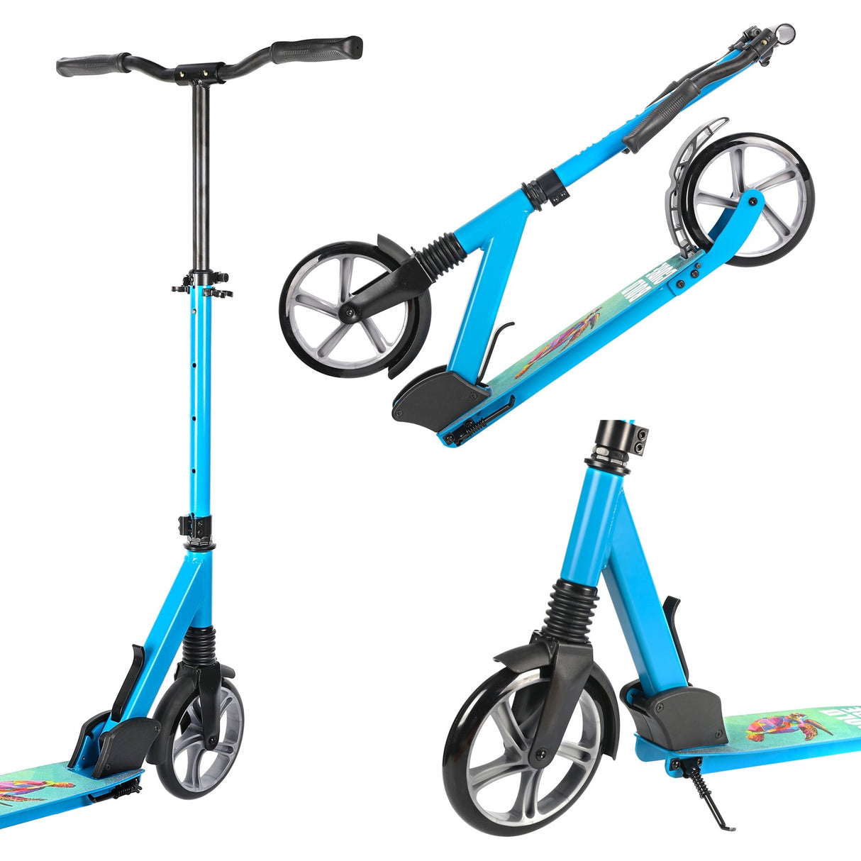Big 2 Wheel Scooter - Cyan