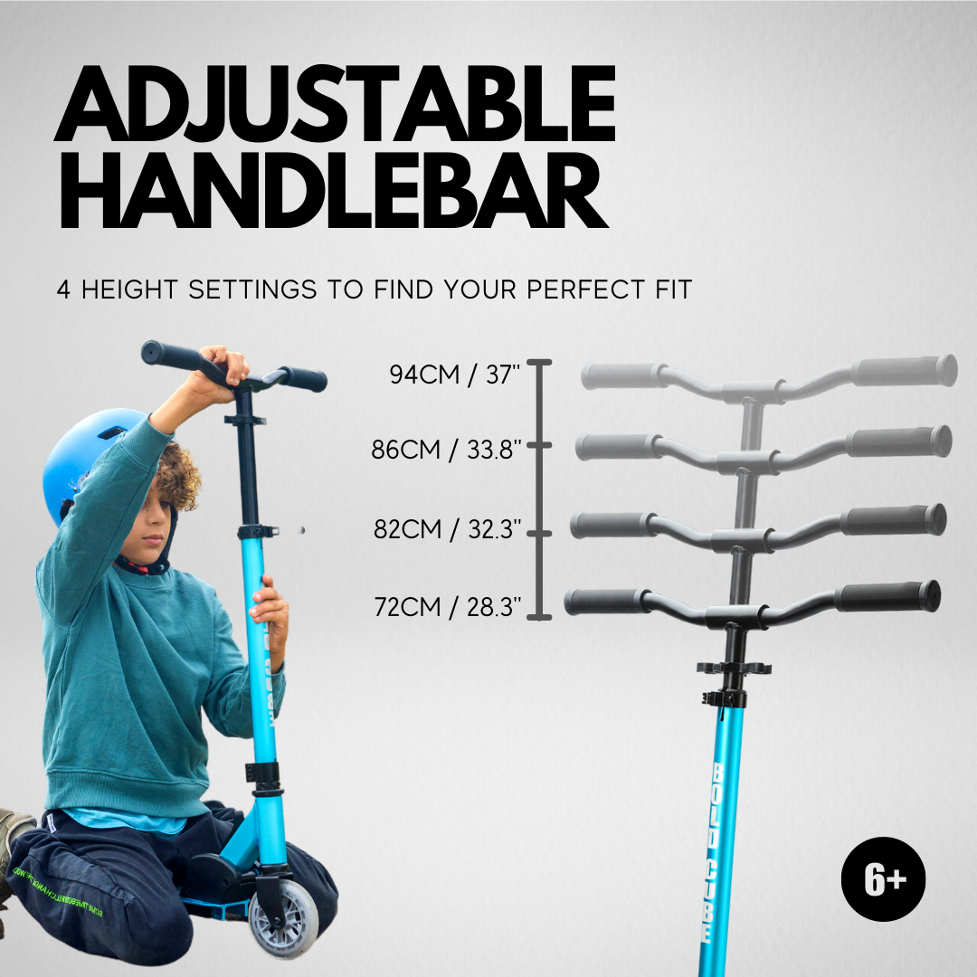 Deluxe 2 Wheel Scooter - Turquoise