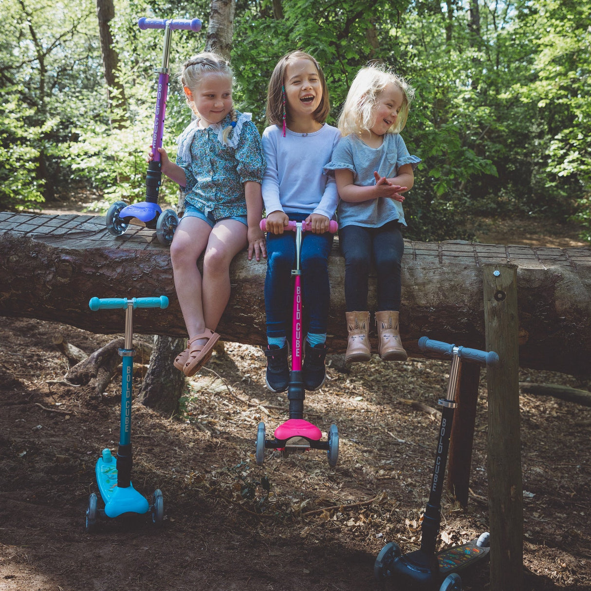 Teeny Fold 3 Wheel Scooter - Mermaid