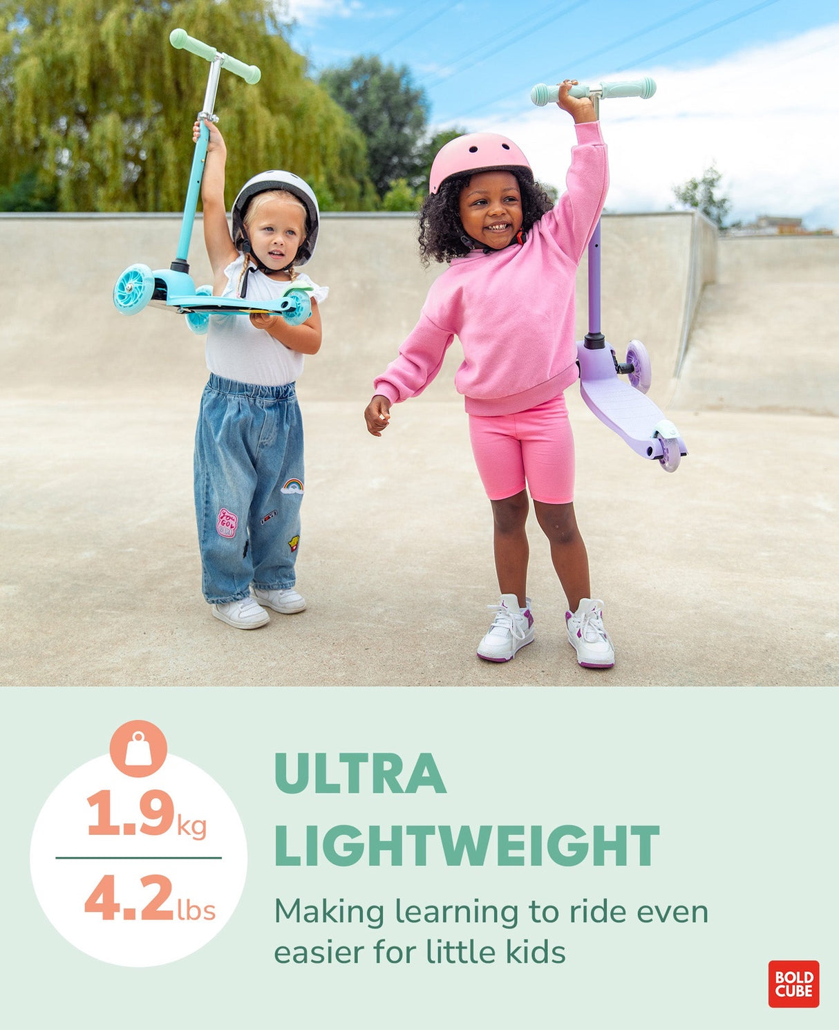 Teeny 3 Wheel Scooter - Mint