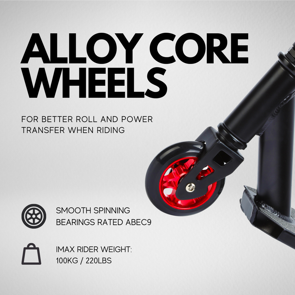 Deluxe Stunt Scooter - Black