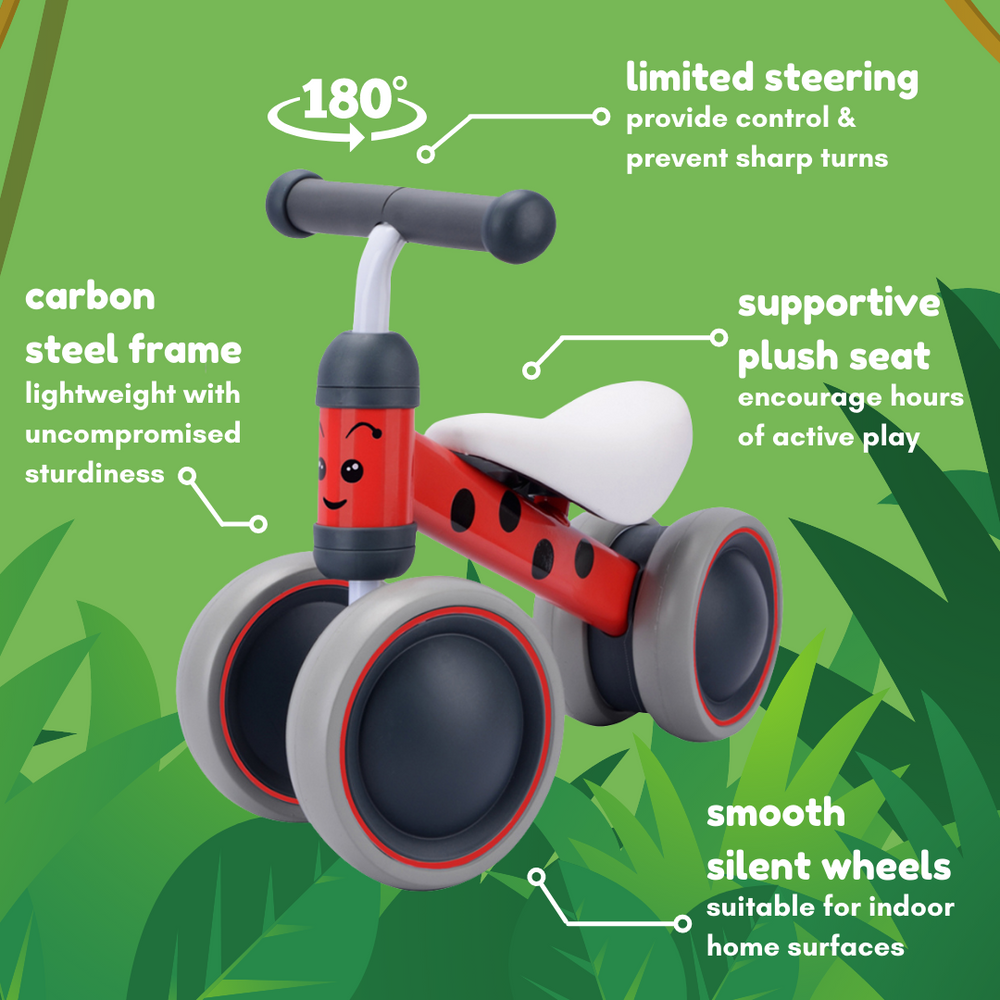 Baby Balance Bike - Betty Ladybird