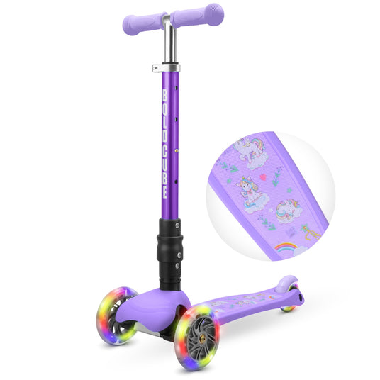 Teeny Fold 3 Wheel Scooter - Unicorn