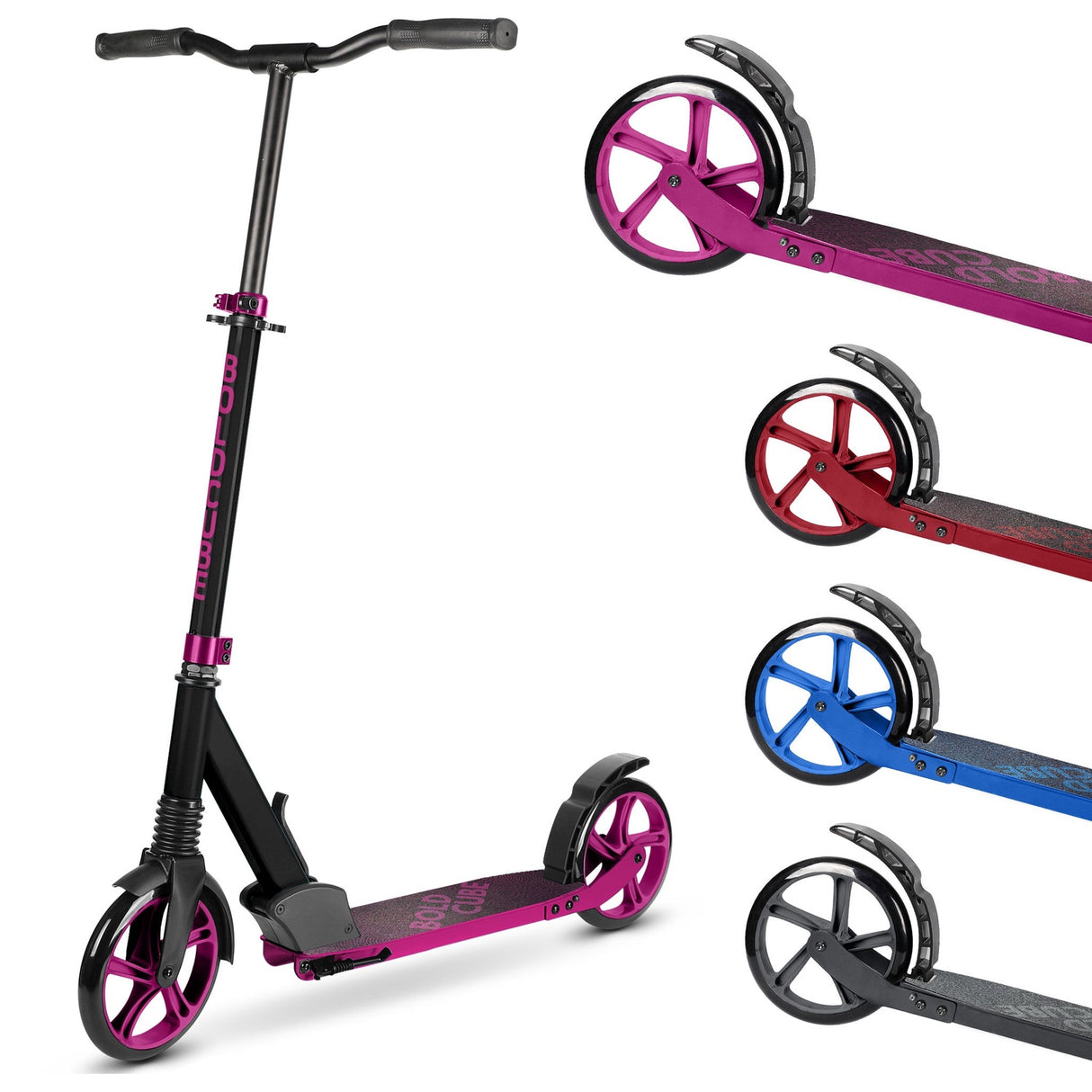Magenta - Big 2 Wheel Scooter