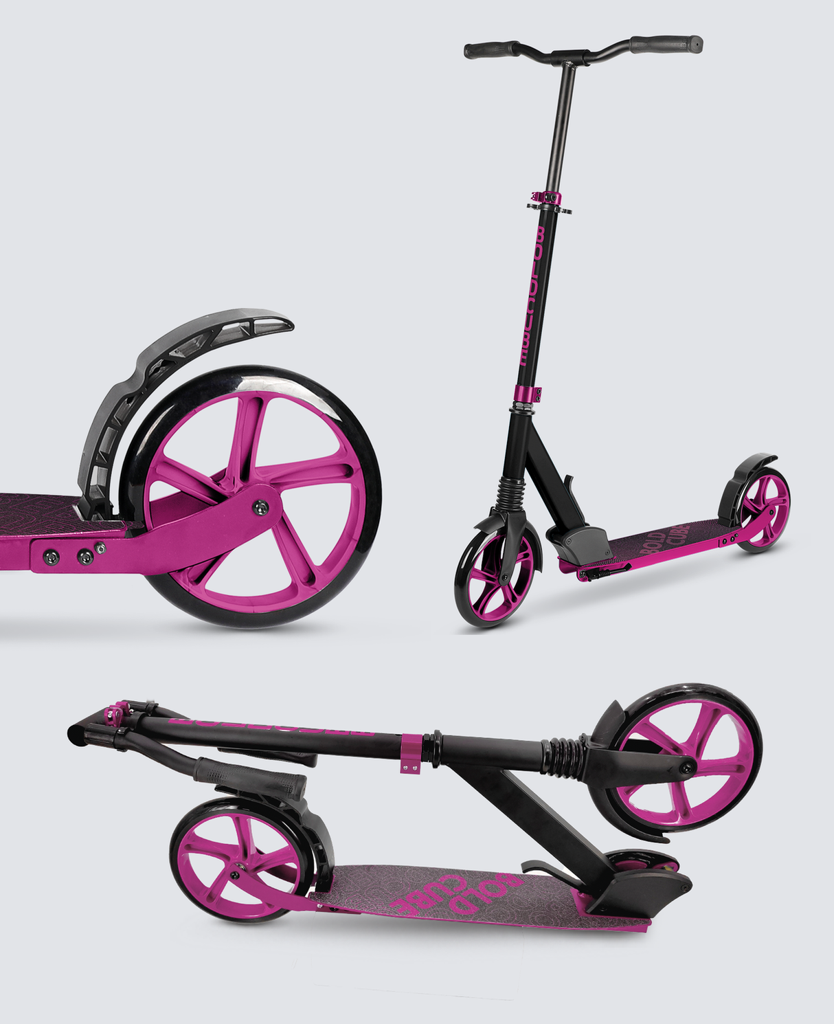 Magenta - Big 2 Wheel Scooter