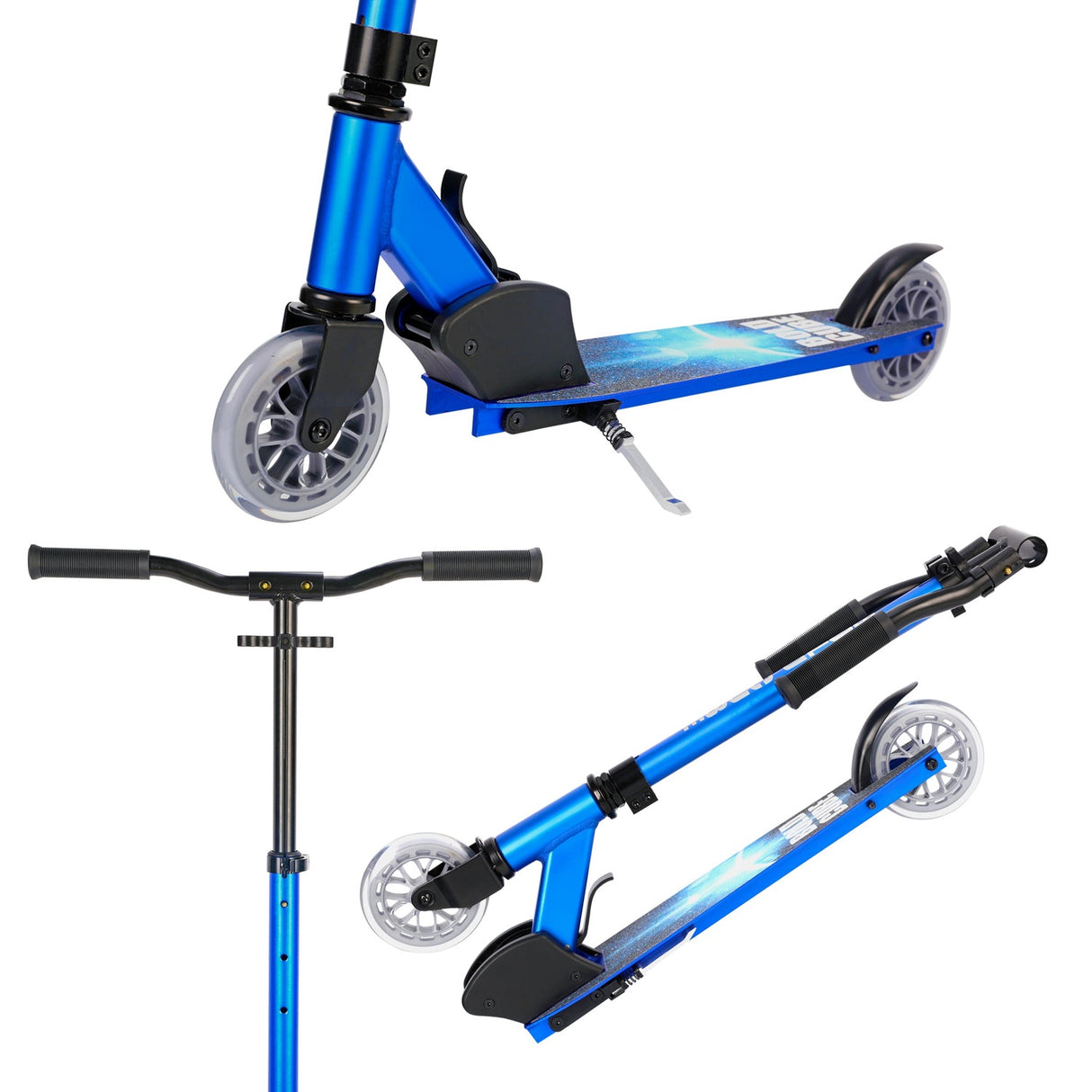 Deluxe 2 Wheel Scooter - Sapphire