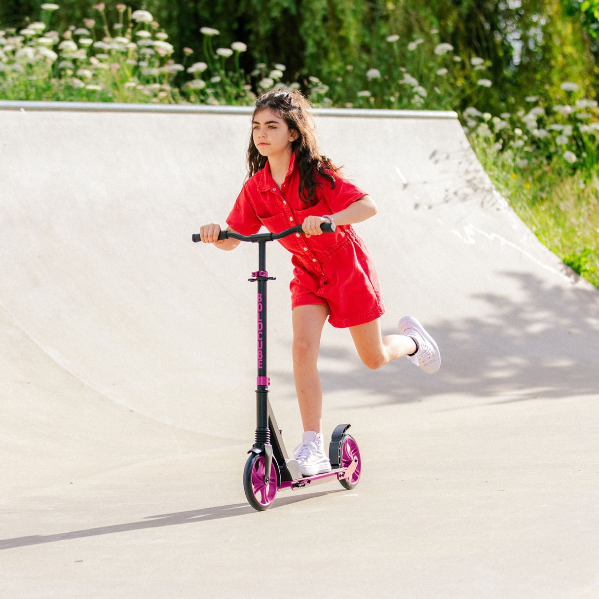 Magenta - Big 2 Wheel Scooter