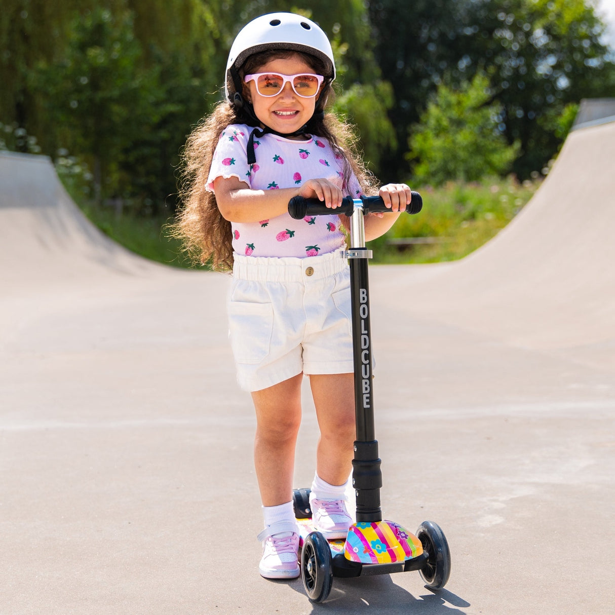 Big 3 Wheel Scooter - Flower Power