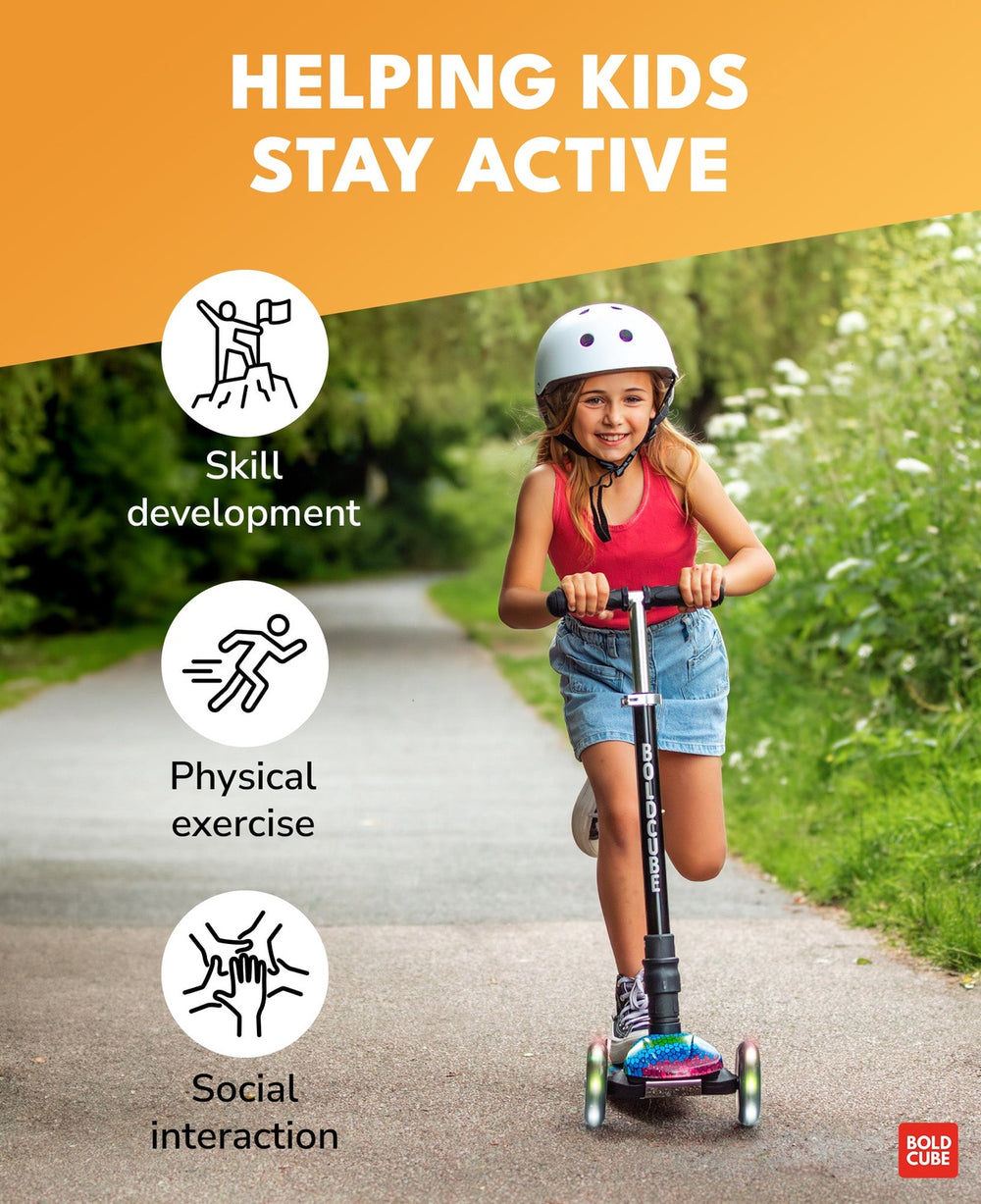 Big 3 Wheel Scooter - Crystal Rubix