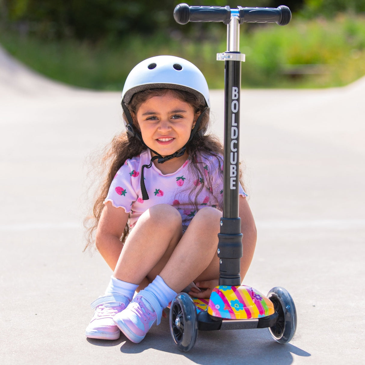 Big 3 Wheel Scooter - Flower Power