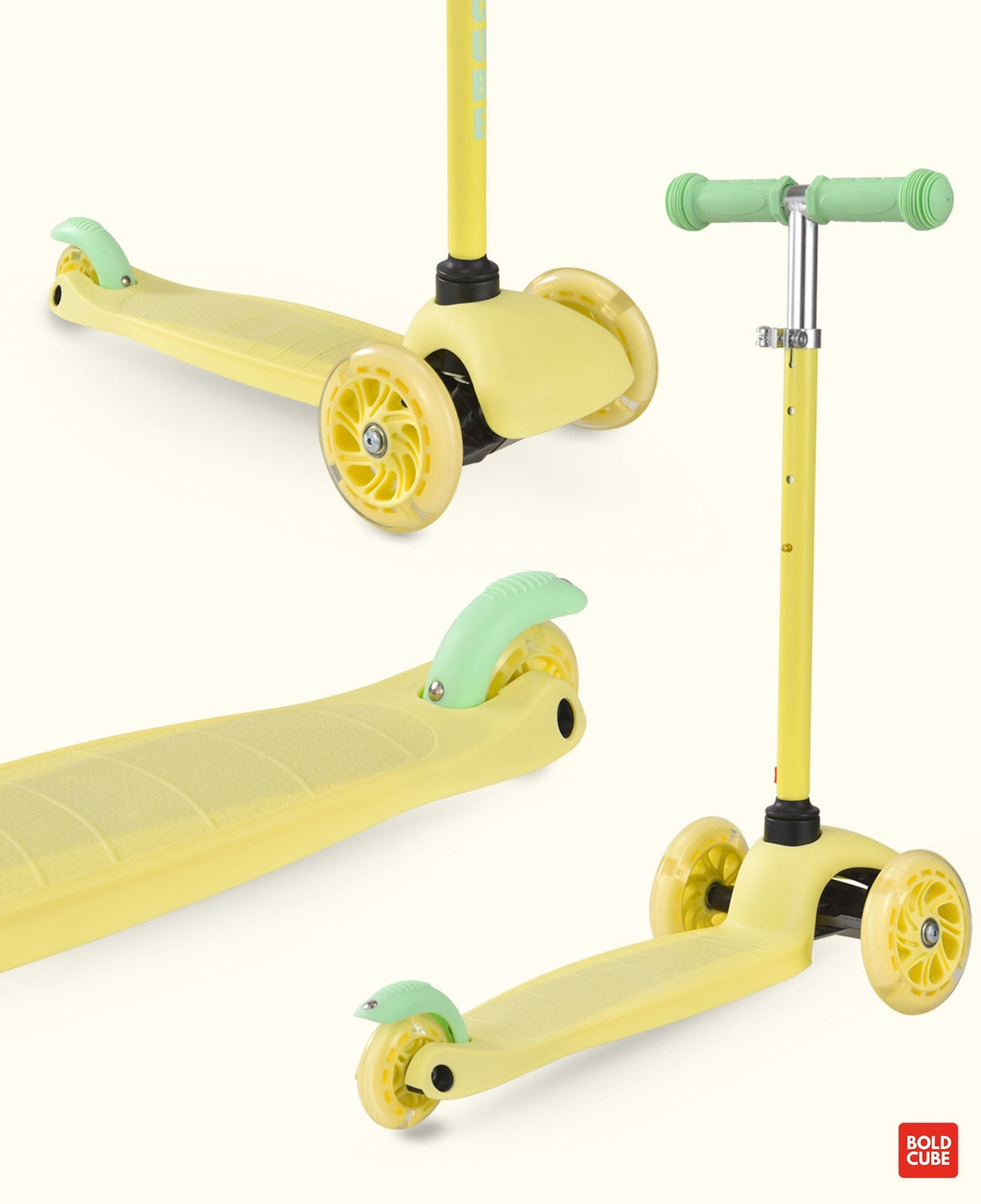 Teeny 3 Wheel Scooter - Lemon