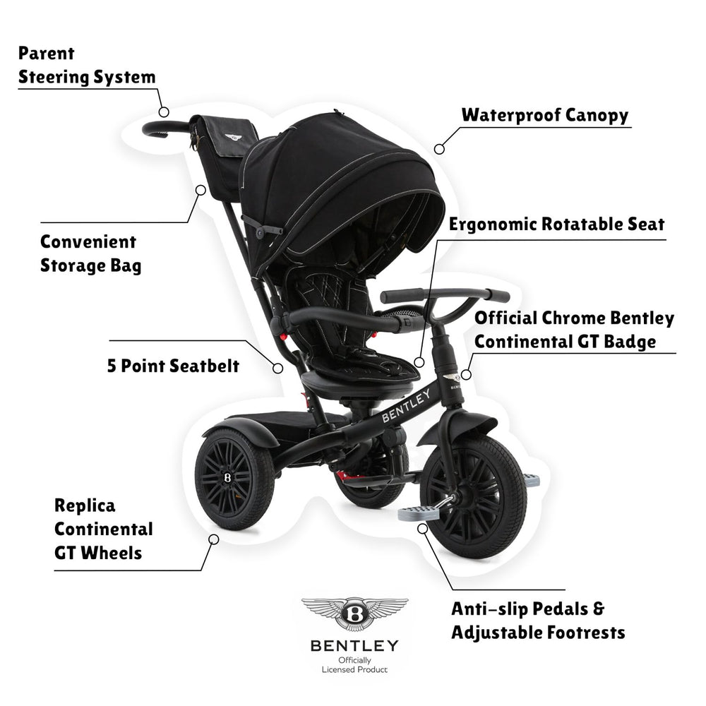 Bentley 6-in-1 Adjustable Trike with FREE Cup Holder