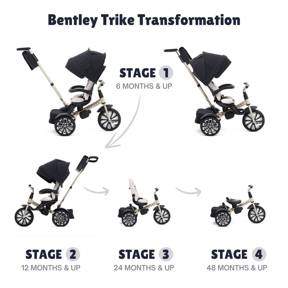 Bentley 6-in-1 Adjustable Trike with FREE Cup Holder