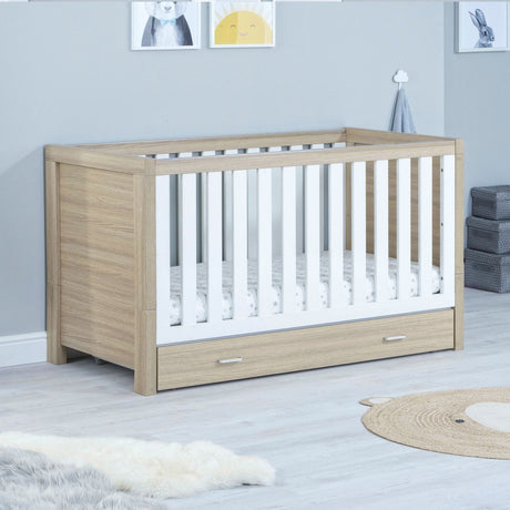 Babymore Luno Modern 2-in-1 Cot Bed (0-5yrs)