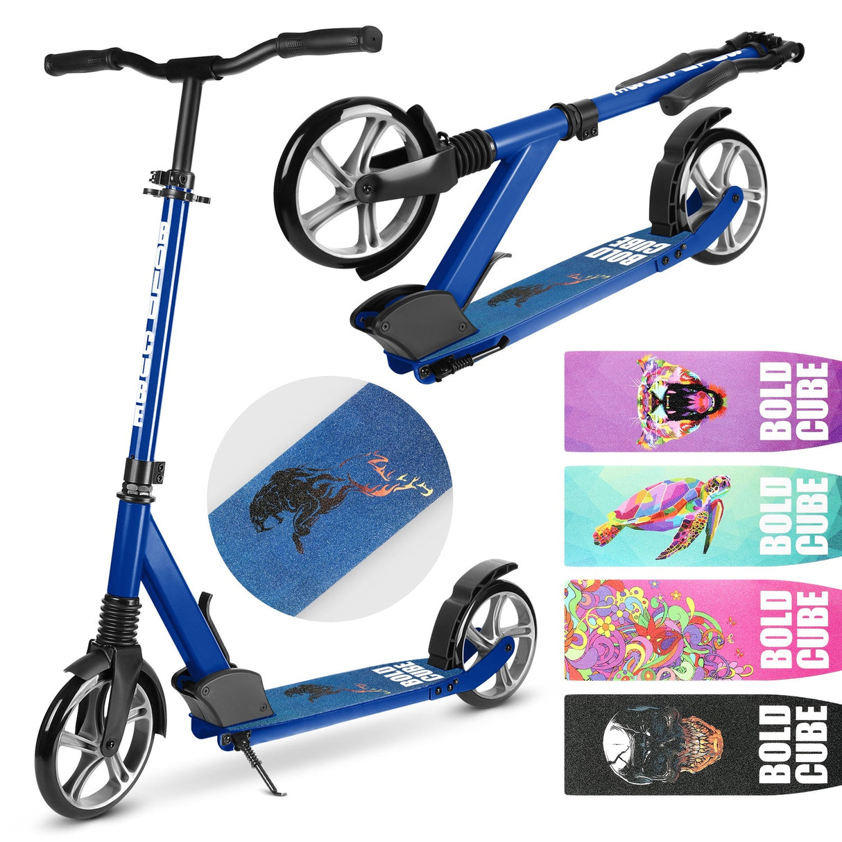Big 2 Wheel Scooter - Navy