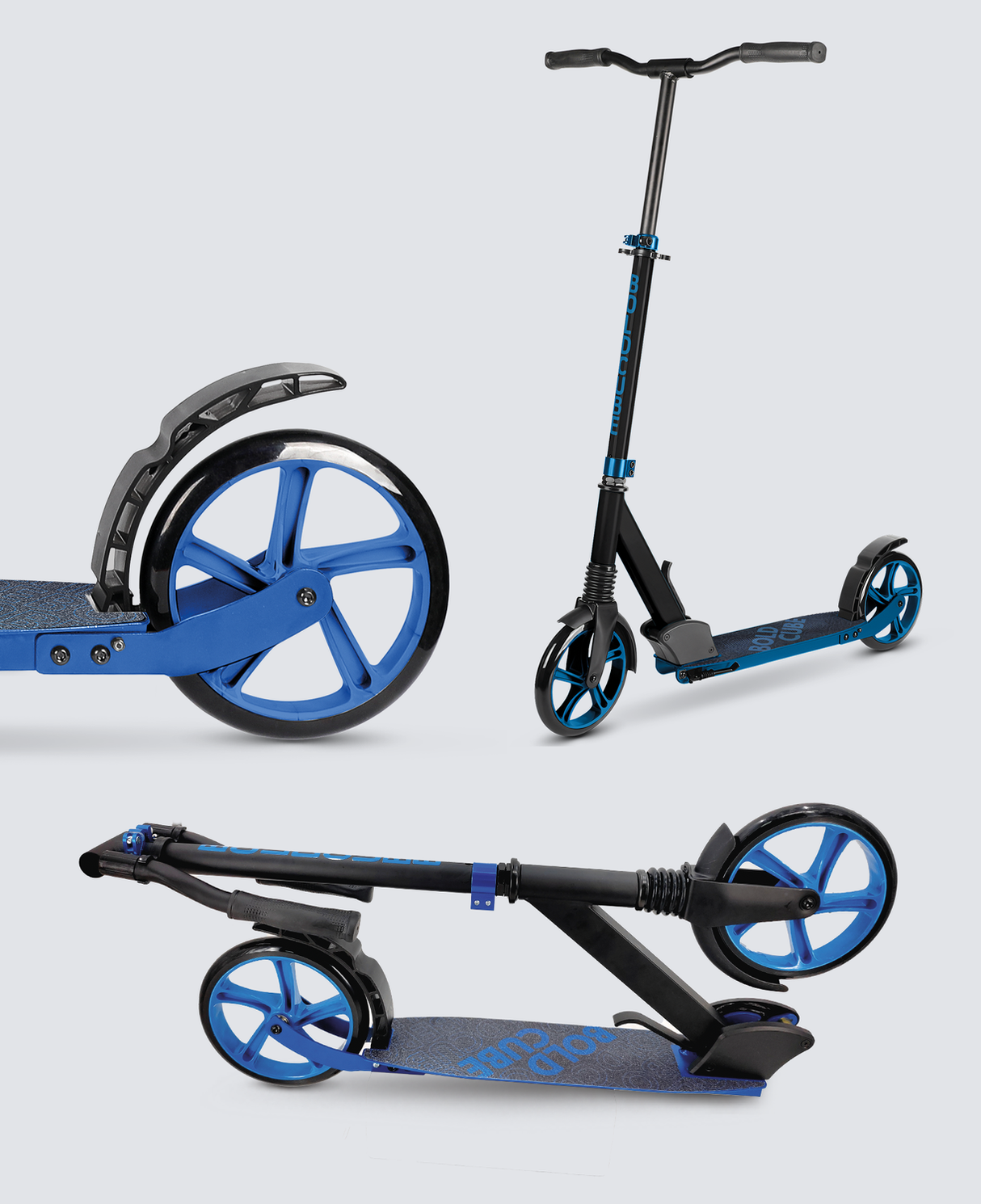 Deep Blue - Big 2 Wheel Scooter