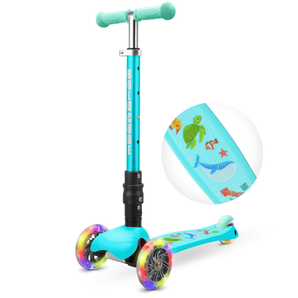 Teeny Fold 3 Wheel Scooter - Ocean