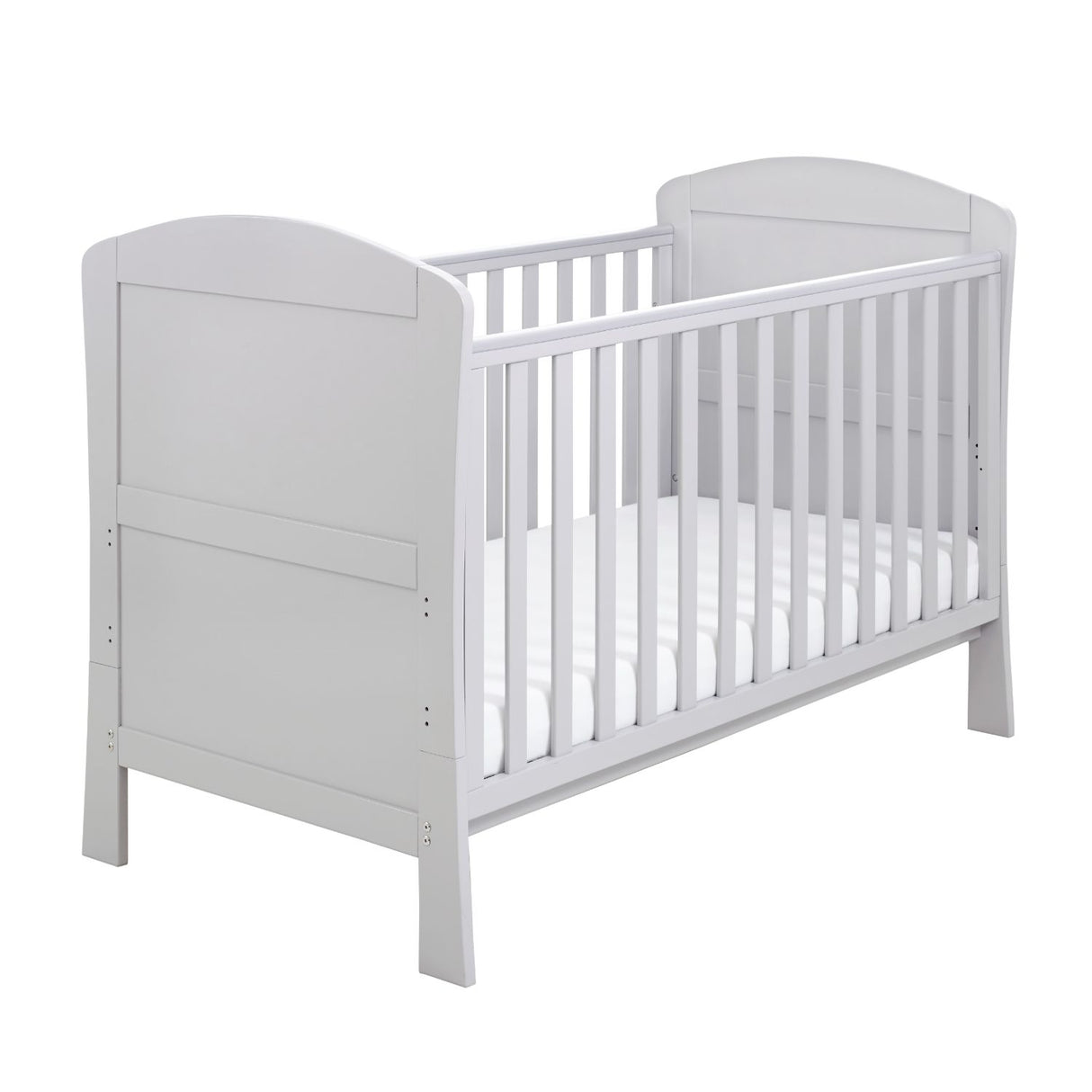 Babymore Solid Wood Aston 2-in-1 Drop Side Cot Bed (0-5yrs)