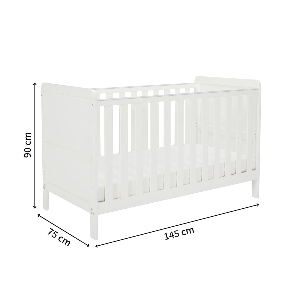 Babymore Caro Urban 2-in-1 Cot Bed (0-5yrs)