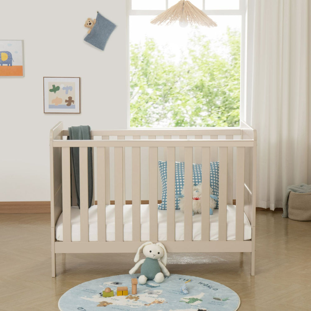 Babymore Caro Urban 2-in-1 Mini Cot Bed (0-4yrs)