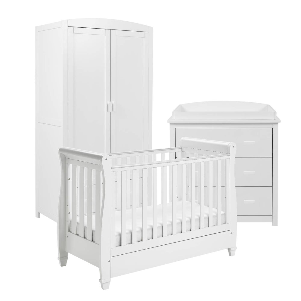 Babymore Eva 3-Piece Sleigh Nursery Room Set
