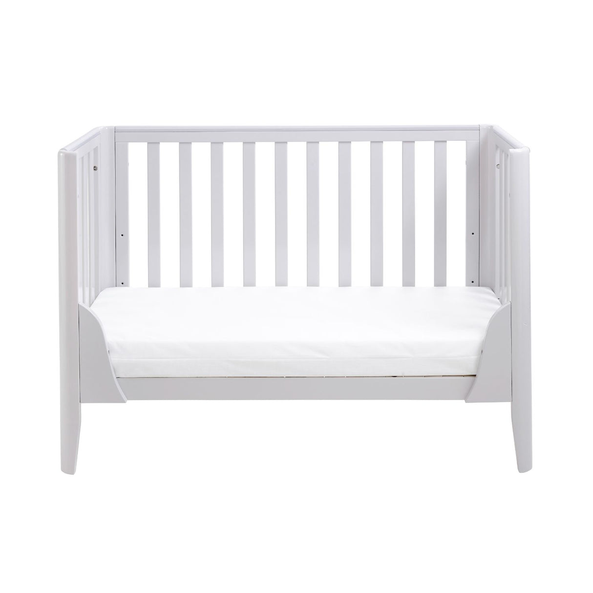 Babymore 2-in-1 Iris Cot Bed - Nordic Style - Solid Pine - (0-5yrs)