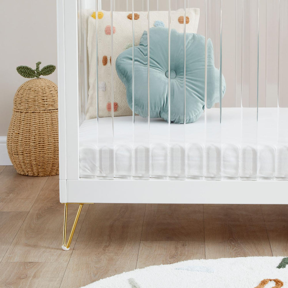 Babymore Kimi XL Acrylic Cot Bed (0-5yrs)