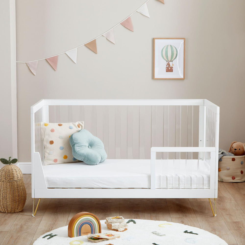 Babymore Kimi XL Acrylic Cot Bed (0-5yrs)