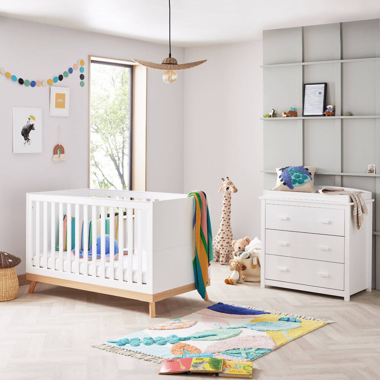 Babymore Mona 2-Piece Universal Nursery Room Set