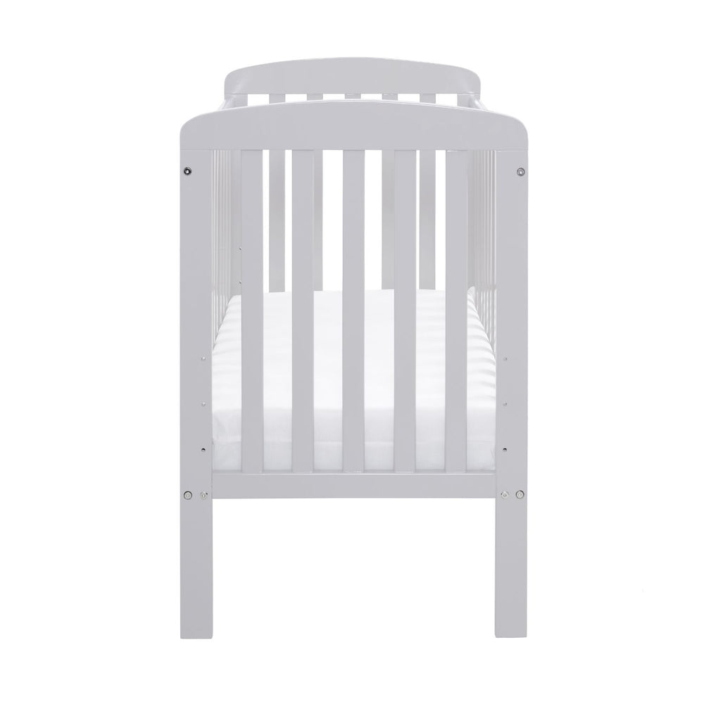 Babymore Space Saver Cot - Compact Size - Teething Rail (0-12months)