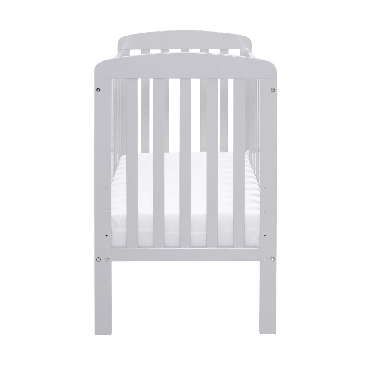 Babymore Space Saver Cot - Compact Size - Teething Rail (0-12months)