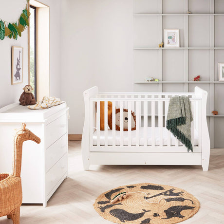 Babymore Stella Sleigh 2-Piece Nursery Room Set
