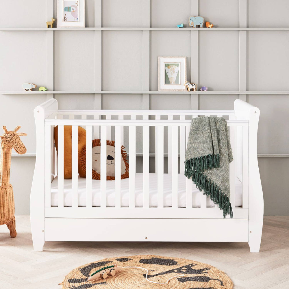 Babymore Stella Sleigh 2-Piece Nursery Room Set
