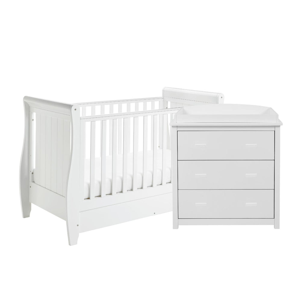 Babymore Stella Sleigh 2-Piece Nursery Room Set