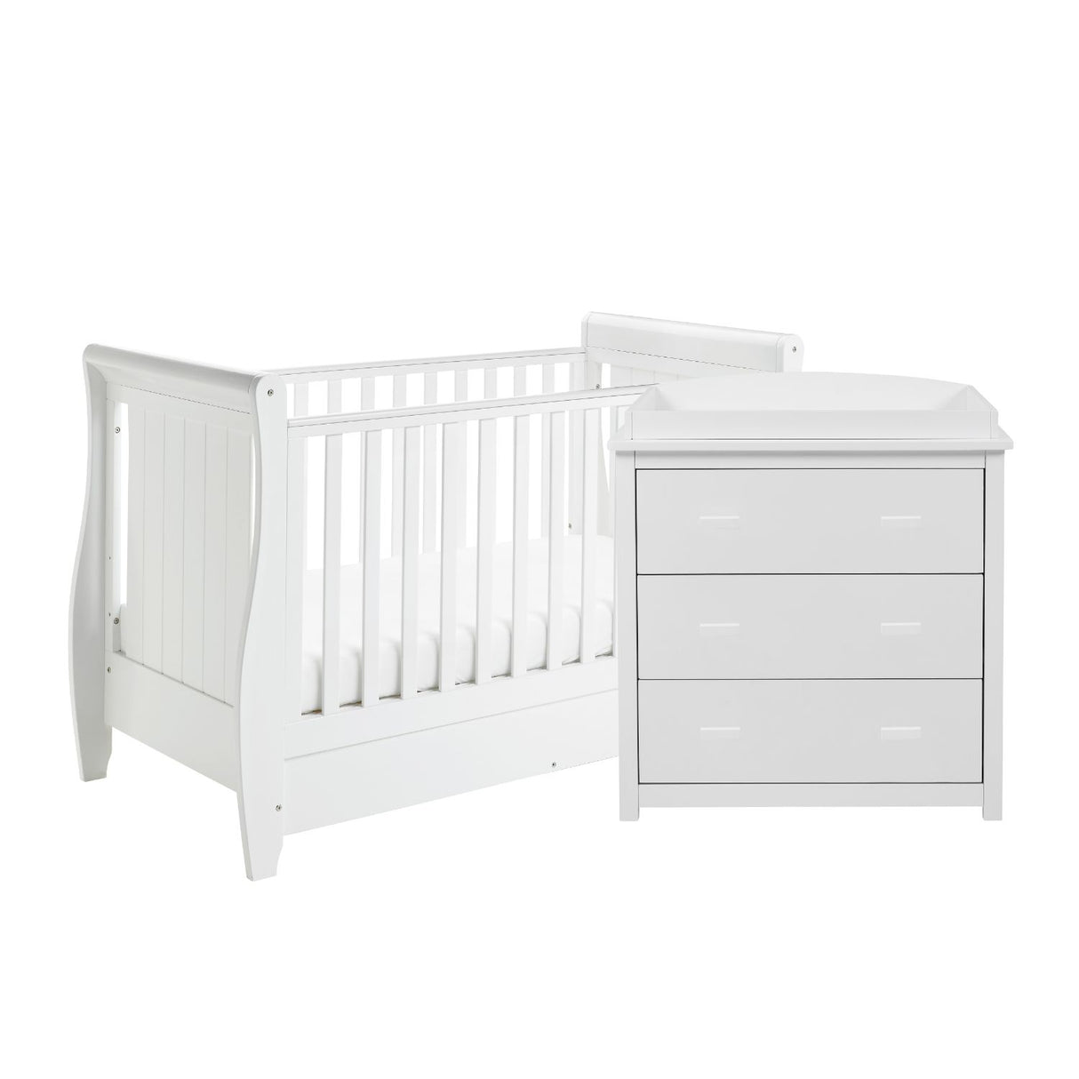 Babymore Stella Sleigh 2-Piece Nursery Room Set