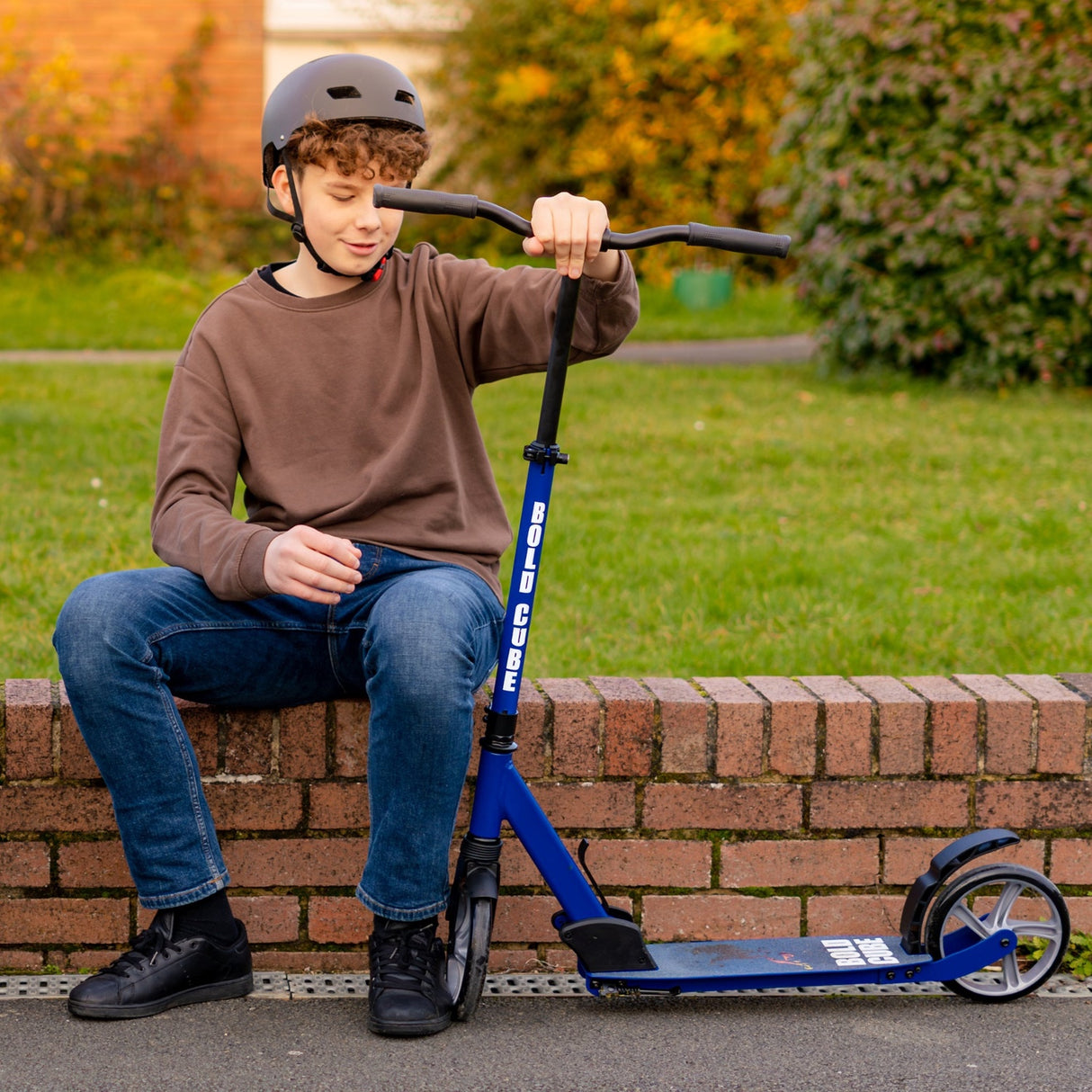 Big 2 Wheel Scooter - Navy