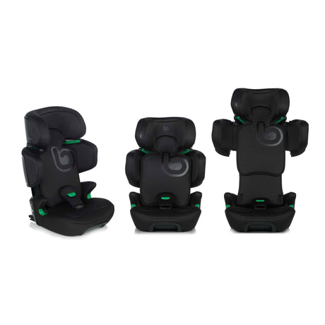Three stages and height adjustments of Be Cool Foldy i-Size Car Seat