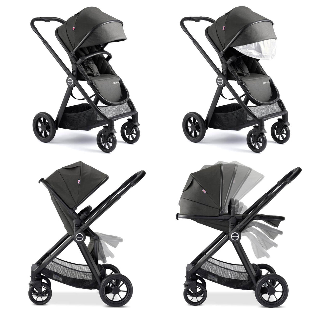 Babymore MeMore V2 Pram Pushchair Bundle