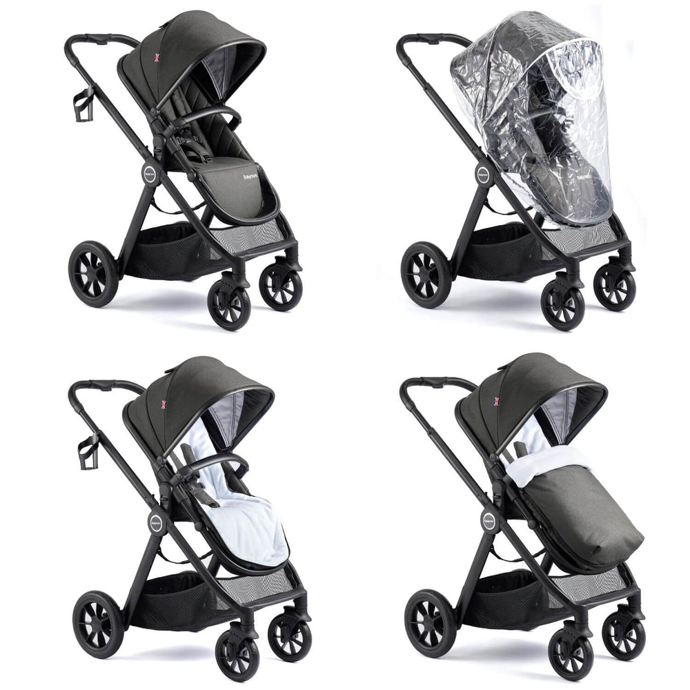 Babymore MeMore V2 Pram Pushchair Bundle