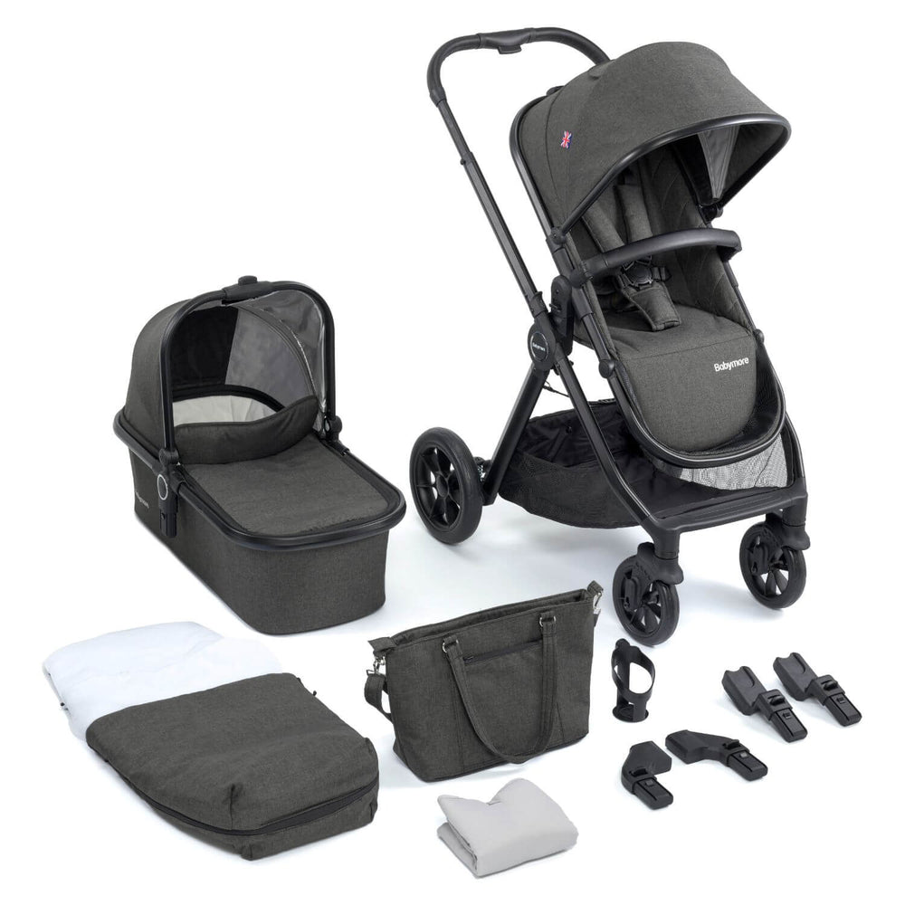Babymore MeMore V2 Pram Pushchair Bundle
