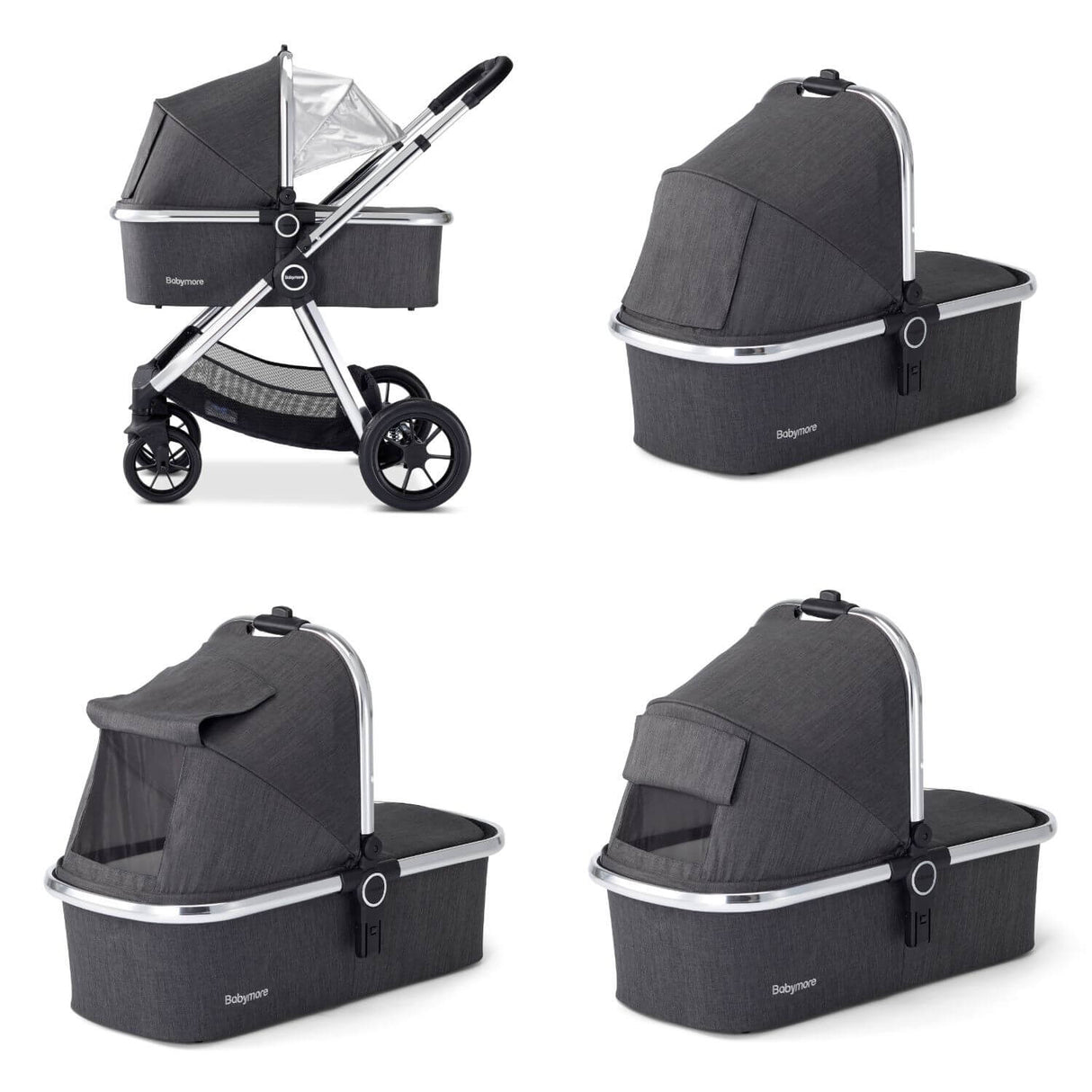 Babymore MeMore V2 Pram Pushchair Bundle