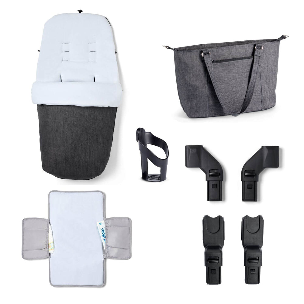 Babymore MeMore V2 Pram Pushchair Bundle