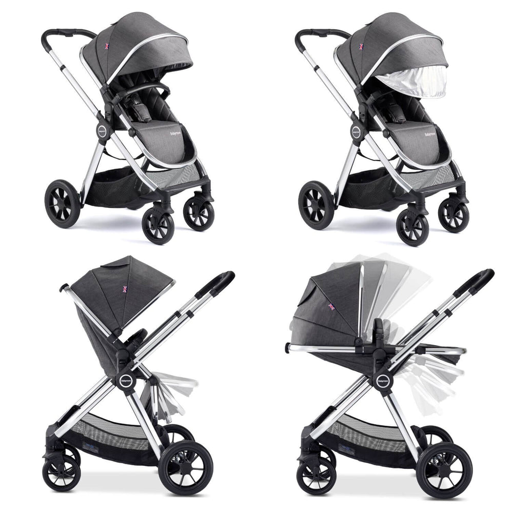 Babymore MeMore V2 Pram Pushchair Bundle