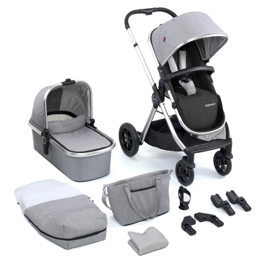 Babymore MeMore V2 Pram Pushchair Bundle