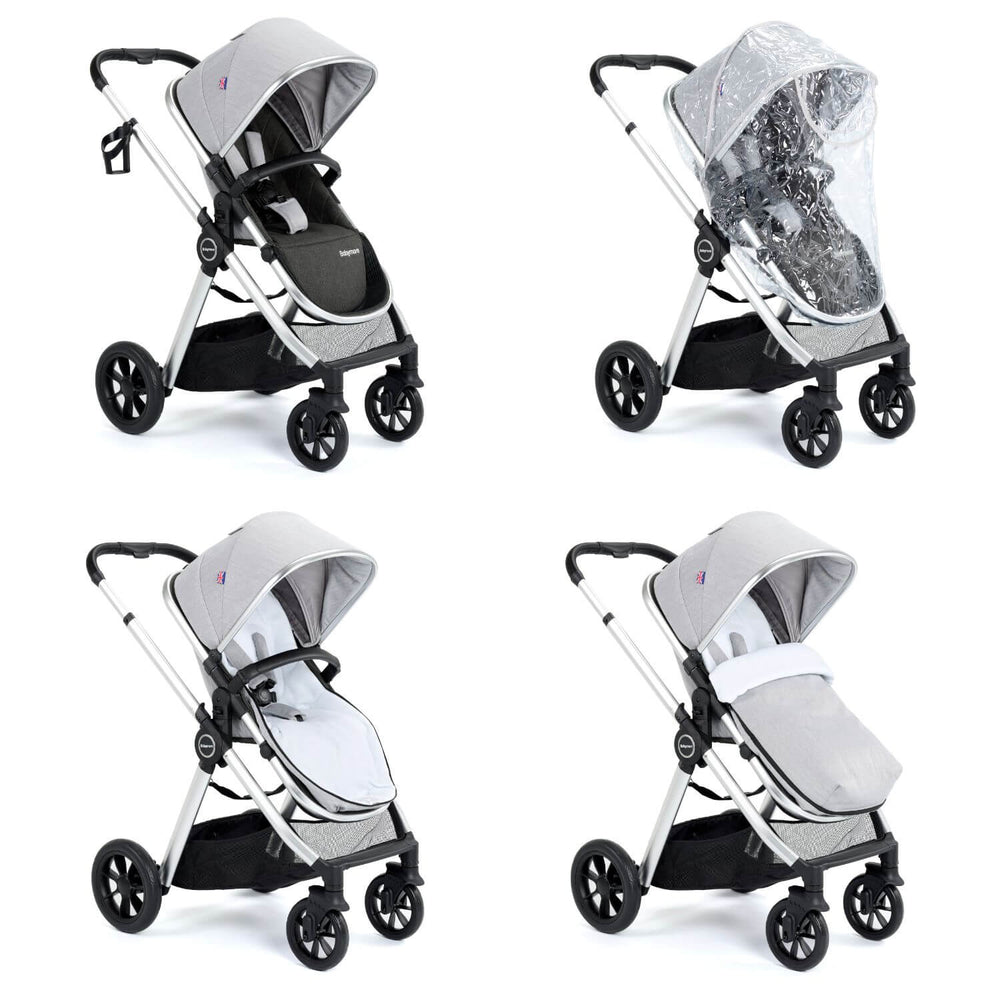 Babymore MeMore V2 Pram Pushchair Bundle