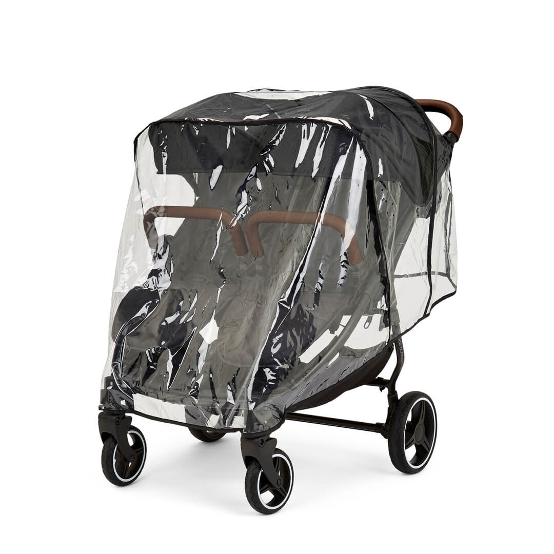 Ickle Bubba Venus Double (Twin & Sibling) Stroller in Black