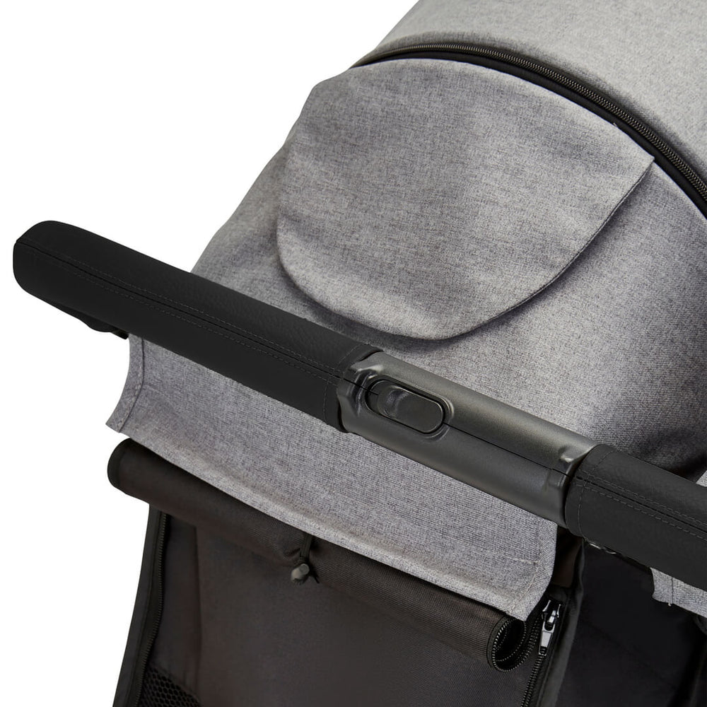 Ickle Bubba Venus Double (Twin & Sibling) Stroller in Grey